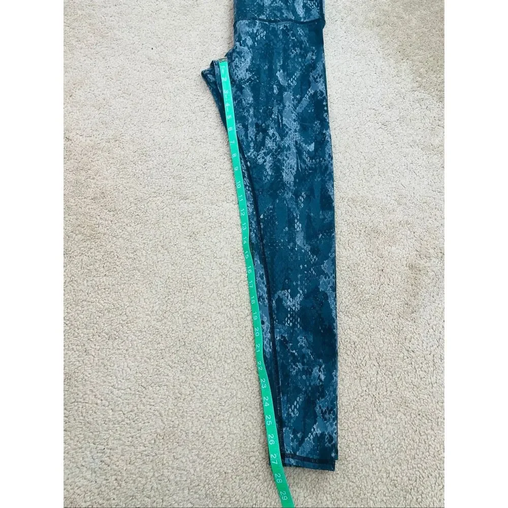 Alo Yoga Leggings Gray Black Abstract Print High-Rise Women’s Small